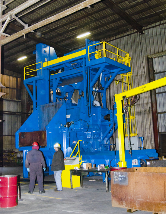 Wheelabrator tumblast machine